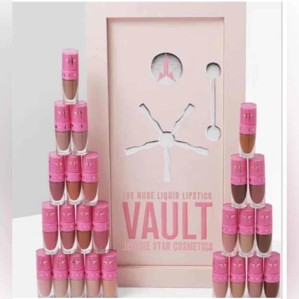 Jeffree Star Cosmetics Nude Liquid Lipstick Lip Vault 25 Mini Nude Lipsticks